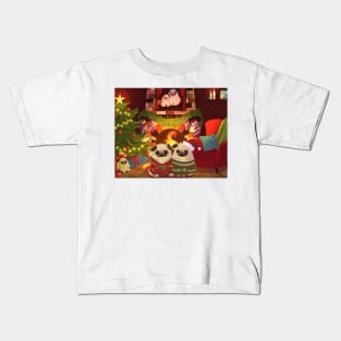 Pug Christmas Kids T-Shirt